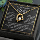 Wife Necklace Gift From Husband, Anniversary Romantic Gifts for Wife from Husband, Wife Wedding Gifts Message Card and Necklace Gifts Box Gift Box Styles on Birthday, Wedding, Anniversary, Valentine Forever Love