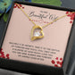 Couples Gifts, To My Beautiful Wife Necklace Gifts From Husband, Wedding Anniversary Jewelry For Wife From Husband, Wife Birthday From Husband, To My Soulmate Message Card and Gift Box styles On Birthday, Christmas, Anniversary  Forever Love