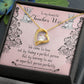 Couples Gifts, Teacher Wife Necklace Gifts From Husband, Wedding Anniversary Jewelry For Wife From Husband, Wife Birthday From Husband, To My Beautiful Wife Girlfriend Message Card and Gift Box styles On Birthday, Christmas, Anniversary  Forever Love