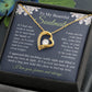 Soulmate Necklace Gift for Her, Soulmate Jewelry, Necklace for Future Soulmate, Valentine Anniversary Jewelry for Wife Necklace Gifts from Husband - Soulmate Gift Necklace with Message Card and Gift Box Forever Love