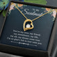To My Beautiful Soulmate Necklace for her Jewelry For Her Couples Gifts Necklaces For Soul Mate Christmas Jewelry Romantic, Love Knot Meaningful Necklace Message Card and Gift Box Styles on Birthday, Christmas, Anniversary  Forever Love