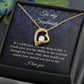 Couples Gifts Necklace To My Soulmate Necklace, Necklace Gifts For Wife From Husband Jewelry Romantic Gifts For My Wife Necklace Custom Name Message Card and Gift Box Styles on Birthday, Christmas, Wedding, Anniversary, Valentine Forever Love