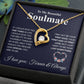 To My Future Wife Necklace My Last Everything, Promise Necklace For Her, Fiance Gifts For Her, Birthday Gifts For Future Wife With Message Card Box LED, Soulmate Necklace For Women, To My Wife Necklace Forever Love