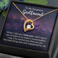 Couples Gifts, Gorgeous Girlfriend Necklace Gifts From Husband, Wedding Anniversary Jewelry For Wife From Husband, Wife Birthday From Husband, To My Soulmate Message Card and Gift Box styles On Birthday, Christmas, Anniversary  Forever Love