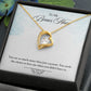 My Bonus Mom Necklace, Dear Mom, Mother's Day Necklace, Gift for Mom from Daughter, Son, Amazing Mom, Perfect Mother Mother's Day Gift, Love Knot Necklace Message Card and Gift Box Styles on Birthday, Christmas, Anniversary  Forever Love