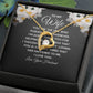 Wife Necklace Gifts From Husband, Wedding Anniversary Jewelry For Wife From Husband, Wife Birthday From Husband  Message Card and Gift Box styles On Birthday, Christmas, Anniversary Forever Love