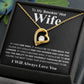 Gifts For Wife Birthday Gifts From Husband Necklace Valentines Day, Necklace for Future Soulmate, Valentine Anniversary Jewelry for Wife Necklace Gifts from Husband - Soulmate Gift Necklace with Message Card and Gift Box Forever Love