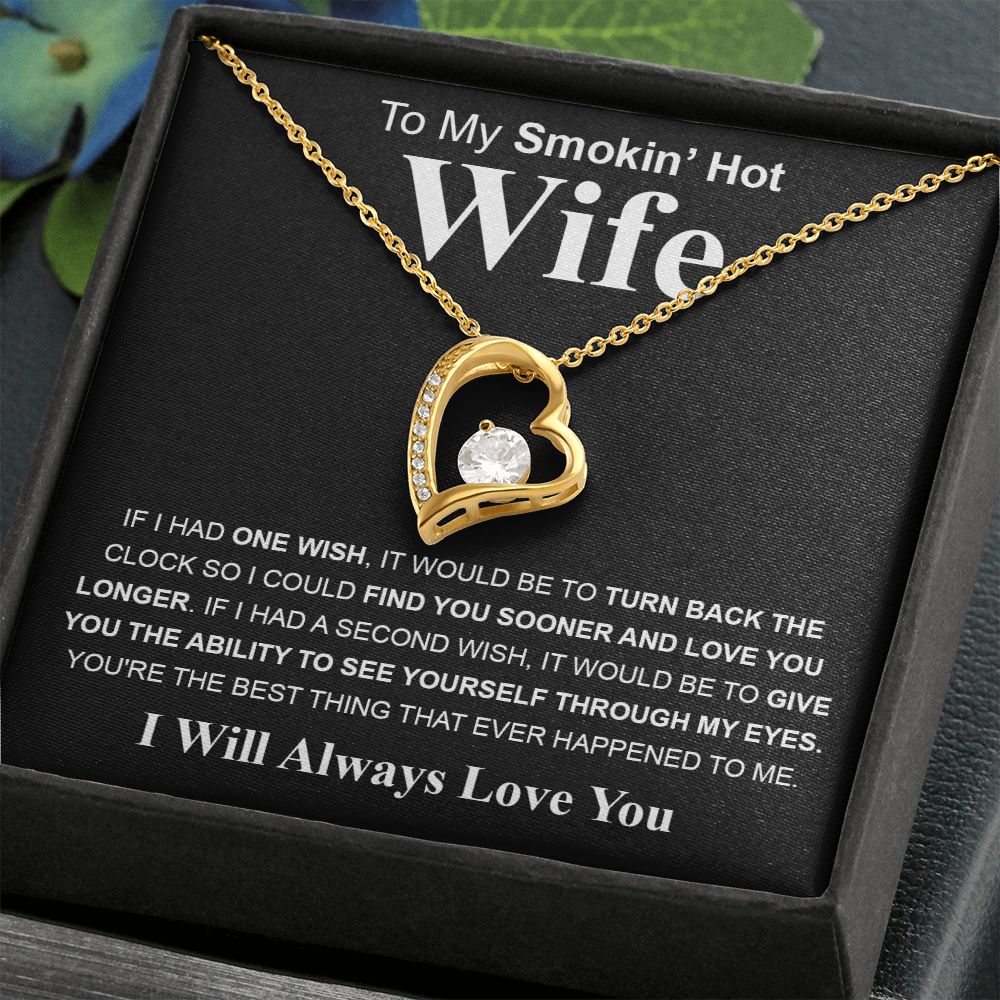 Gifts For Wife Birthday Gifts From Husband Necklace Valentines Day, Necklace for Future Soulmate, Valentine Anniversary Jewelry for Wife Necklace Gifts from Husband - Soulmate Gift Necklace with Message Card and Gift Box Forever Love