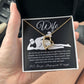 To My Wife Necklace For Women, Funny Gifts For Girlfriend,Valentine Christmas Presents For Girlfriend, Best Birthday Meaningful Gift Ideas For Wife, Women Romantic Jewelry For Her Anniversary Message Card and Gift Box Styles Forever Love