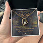 My Beautiful Soulmate Necklace Future Wife Gifts, Promise Necklace For Her, Fiance Gifts For Her, Valentine Gifts For Future Wife With Message Card Box LED, Soulmate Necklace For Women, To My Wife Necklace Forever Love