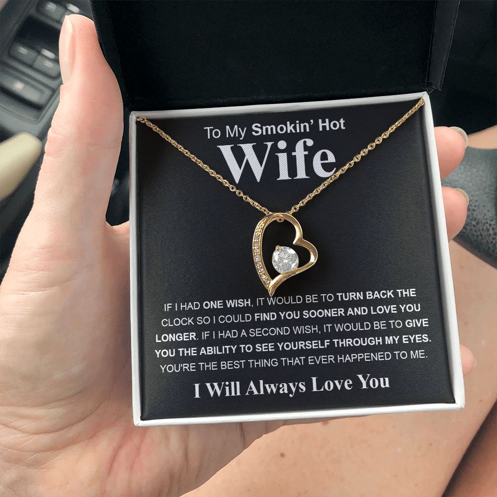 Gifts For Wife Birthday Gifts From Husband Necklace Valentines Day, Necklace for Future Soulmate, Valentine Anniversary Jewelry for Wife Necklace Gifts from Husband - Soulmate Gift Necklace with Message Card and Gift Box Forever Love