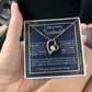Couples Gifts, To My Dear Wife Necklace Gifts From Husband, Wedding For Wife From Husband, Wife Birthday From Husband, To My Beautiful Wife, Necklace Custom Name Message Card and Gift Box Styles on Birthday, Christmas, Wedding, Anniversary Forever Love