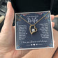 To My Beautiful Wife Necklace Gift, Soulmate for Wife Valentine Gifts from Husband, Birthday for Women, Soulmate Gifts, Message Card and Necklace Gifts Box Gift Box Styles on Birthday, Wedding, Anniversary, Valentine Forever Love