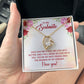 To My Soulmate Necklace I Love You Wife Love Knot Message Card and Box Gift Set for Girlfriend Women from Husband Boyfriend Couples, Meaningful Necklace Message Card and Gift Box Styles on Birthday, Christmas, Anniversary Forever Love
