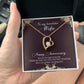 To My Beautiful Wife Necklace, Wife Necklace, Wife Gift, WIfe Gift From Husband, Happy Anniversary, Meaningful Necklace Message Card and Gift Box Styles on Birthday, Christmas, Anniversary  Forever Love