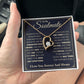 Couples Gifts, To My Beautiful Soulmate Necklace From Husband, Necklace For Wife From Husband, Wife Wedding From Husband, To My Wife, Necklace Custom Name Message Card and Gift Box Styles on Birthday, Christmas, Wedding, Anniversary Forever Love