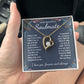 To My Beautiful Soulmate Necklace Gift for Her, Soulmate for Wife Valentine Gifts from Husband, Birthday for Women, Soulmate Gifts, Message Card and Necklace Gifts Box Gift Box Styles on Birthday, Wedding, Anniversary, Valentine Forever Love
