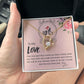 The Love Knot Necklace To My Love Knot Necklace, Happy First anniversary, Unique Gift from Husband, Best Jewelry for Wife, Dear Wife, Necklace Message Card and Gift Box Styles on Birthday, Christmas, Anniversary  Forever Love