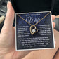 To My Beautiful Wife Necklace Gift for Her, Soulmate for Wife Birthday Gifts from Husband, Wedding Jewelry for Women, Soulmate Gifts, Message Card and Necklace Gifts Box Gift Box Styles on Birthday, Wedding, Anniversary, Valentine Forever Love