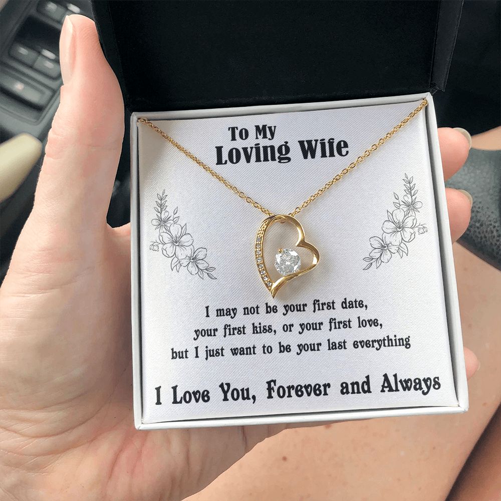 Soulmate Necklace For Women, Soulmate Gifts For Her, Future Wife Necklace, Necklaces For Girlfriend, To My Wife Necklace, Wife Necklace From Husband Necklace Message Card and Gift Box Styles on Birthday, Christmas, Valentine Forever Love