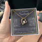 To My Future Wife Necklace, to my Wife Necklace, Necklaces For Wife From Husband, To My Beautiful Soulmate Necklace, Necklace Custom Name Message Card and Gift Box Styles on Birthday, Christmas, Wedding, Anniversary, Valentine Forever Love