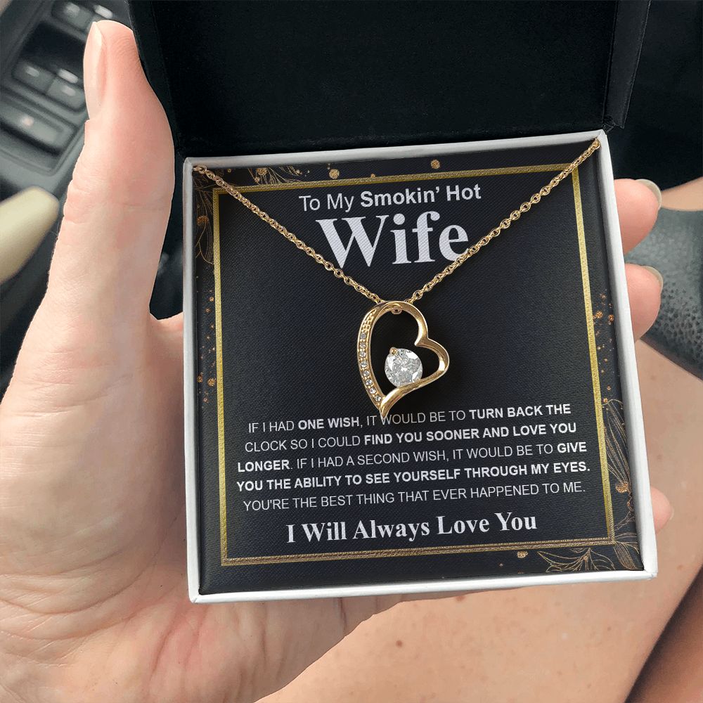 Gifts For Wife Birthday Gifts From Husband Necklace Valentines Day, Necklace for Future Soulmate, Valentine Necklace Jewelry for Wife Necklace Gifts from Husband - Soulmate Gift Necklace with Message Card and Gift Box Forever Love