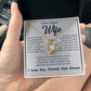 Soulmate Necklace For Women, To My Wife, Soulmate Gifts For Her, Future Wife Necklace, Necklaces For Girlfriend, To My Wife Necklace, Wife Necklace From Husband Necklace Message Card and Gift Box Styles on Birthday, Christmas, Valentine Forever Love