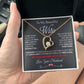 My Beautiful Wife Necklace Future Wife Gifts, Promise Necklace For Her, Fiance Gifts For Her, Valentine Gifts For Soulmate From Husband With Message Card Box LED, Soulmate Necklace For Women, To My Wife Necklace Forever Love