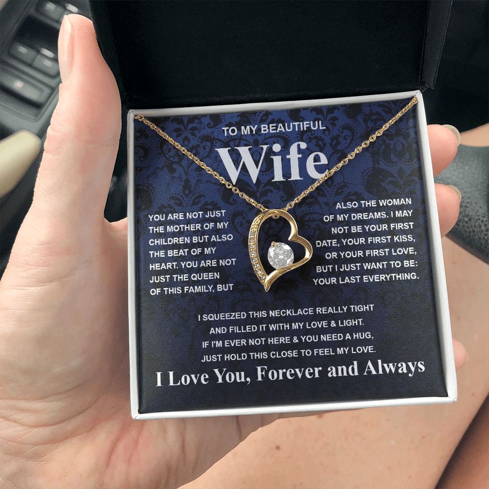 Gifts For Wife Birthday Gifts From Husband Necklace Valentines Days, Necklace for Future Soulmate, Wedding Necklace Jewelry for Wife Necklace Gifts from Husband - Soulmate Gift Necklace with Message Card and Gift Box Forever Love