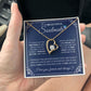 Couples Gifts, To My Beautiful Soulmate Necklace Gifts From Husband, Wedding Anniversary For Wife From Husband, To My Beautiful Wife Necklace, Necklace Custom Name Message Card and Gift Box Styles on Birthday, Christmas, Wedding, Anniversary Forever Love
