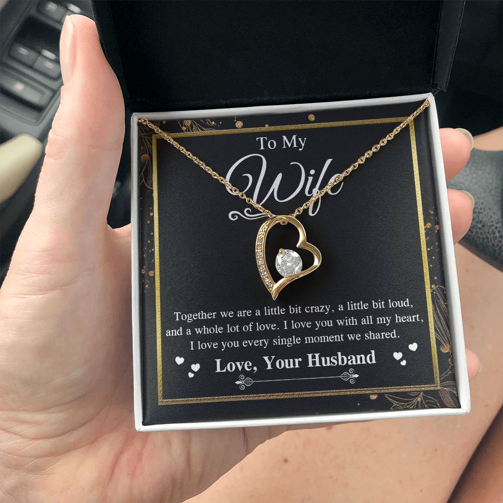 Valentine Gifts To My Soulmate Necklace Gifts for Wife from Husband, Soulmate Anniversary, Gift for Soulmate Necklace Message Card and Necklace Gift Box Gift Box Styles on Birthday, Wedding, Anniversary, Valentine Forever Love