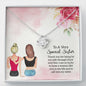 Special Gift For Soul Sister, To My Soul Sister Gift, Best Friend, Anniversary Friendship Gift, Soul Sister Birthday Necklace Jewelry Gift, Necklace Message Card and Gift Box Styles on Birthday, Christmas, Anniversary  Love Knot