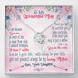 To My Wonderful Mom Necklace, Dear Mom, Mother's Day Necklace, Gift for Mom from Daughter Son, Amazing Mom, Perfect Mother, Happy Mother's Day Gift, Love Knot Necklace Message Card and Gift Box Styles on Birthday, Christmas, Anniversary  Love Knot