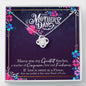 To My Mom Day Necklace, Dear Mom, Mother's Day Necklace, Gift for Mom from Daughter Son, Amazing Mom, Perfect Mom, Happy Mother's Day Gift, Together, Love Knot Necklace Message Card and Gift Box Styles on Birthday, Christmas, Anniversary  Love Knot