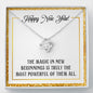 Happy New Year Necklace Message Card in 2022 | Happy New Year Love, Happy New Year, Love Knot Meaningful Necklace Message Card and Gift Box Styles on Birthday, Christmas, Anniversary Love Knot