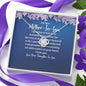 To My Mother in Law Necklace,Gift to Mother-in-Law for Christmas Birthday Mother's Day,Mother In Law Gifts From Daughter In Law Necklace Message Card and Gift Box Styles on Birthday, Christmas, Anniversary Love Knot
