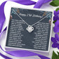 21st Birthday Gifts For Her, 21 Year Old Female Birthday Card Necklace Gift Ideas, Happy Bday For Women Turning Finally 21, 21st Birthday Present for Daughter, Granddaughter Message Card and Gift Box Love Knot