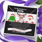 Christmas Necklace To My Wife With The luxury gift box , Perfect gifts for Wife