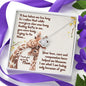 To My Mom Necklace, Dear Mom, Mother's Day Necklace, Gift for Mom from Daughter Son, Amazing Mom, Perfect Mom, Happy Mother's Day Gift, Thank You Loving Mom, Love Knot Necklace Message Card and Gift Box Styles on Birthday, Christmas, Anniversary Love Knot