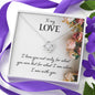To My Love Necklace I Love You Not Only Gifts For Her Unique Necklaces For Wife From Valentines Day Anniversary Birthday For Her, Love Knot Meaningful Necklace Message Card and Gift Box Styles on Birthday, Christmas, Anniversary Love Knot