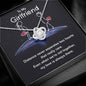 To My Girlfriend Love Knot Necklace Jewelry For Girlfriend Gift For Girlfriend On Birthday Anniversary With, Love Knot Meaningful Necklace Message Card and Gift Box Styles on Birthday, Christmas, Anniversary  Love Knot