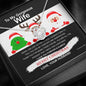 Christmas Necklace To My Wife With The luxury gift box , Perfect gifts for Wife
