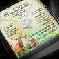 To My Preious Wife Necklace Romantic Gifts For Her Unique Necklaces For Wife From Husband Cute Valentines Day Anniversary Birthday For Wife, Love Knot Meaningful Necklace Message Card and Gift Box Styles on Birthday, Christmas, Anniversary Love Knot
