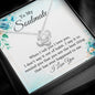 To My Soulmate, To My Wife Necklace, Wife Necklace, Wife Gift, WIfe Gift From Husband, Happy Anniversary, Meaningful Necklace Message Card and Gift Box Styles on Birthday, Christmas, Anniversary Love Knot