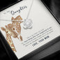 To Daughter Necklace, Dear Daughter, Daughter Necklace, Gift For Daughter From Mom, Step Daughter Gift, Necklace For Daughter Gift, Meaningful Necklace Message Card and Gift Box Styles on Birthday, Christmas, Anniversary To Daughter Necklace, Dear Dau Lov