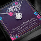 To My Mom Day Necklace, Dear Mom, Mother's Day Necklace, Gift for Mom from Daughter Son, Amazing Mom, Perfect Mom, Happy Mother's Day Gift, Together, Love Knot Necklace Message Card and Gift Box Styles on Birthday, Christmas, Anniversary  Love Knot