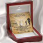 To My Daughter Necklace, Daughter Father Necklace, Daughter Gift from Dad