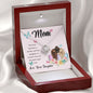 My Mom Necklace, Dear Mom, Mother's Day Necklace, Gift for Mom from Daughter, Amazing Mom, Perfect Mom, Happy Mother's Day Gifts, Love Knot Necklace Message Card and Gift Box Styles on Birthday, Christmas, Anniversary  Love Knot