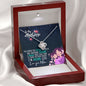 To My Mother's Necklace, Dear Mom, Mother's Day Necklace, Gift for Mom from Daughter Son, Amazing Mom, Perfect Mom, Happy Mother's Day Gift, Together, Love Knot Necklace Message Card and Gift Box Styles on Birthday, Christmas, Anniversary  Love Knot