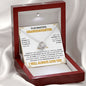 To My Beautiful Granddaughter Necklace From Grandma Grandpa, Jewelry Gift For Granddaughter With Gift Box And  Message Card, Rest Of Your Life Love Knot